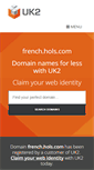 Mobile Screenshot of french.hols.com